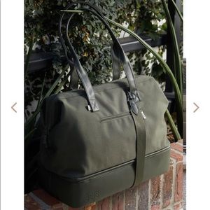 Beis Convertible Weekender Green